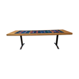 Vintage ceramic coffee table 1m60