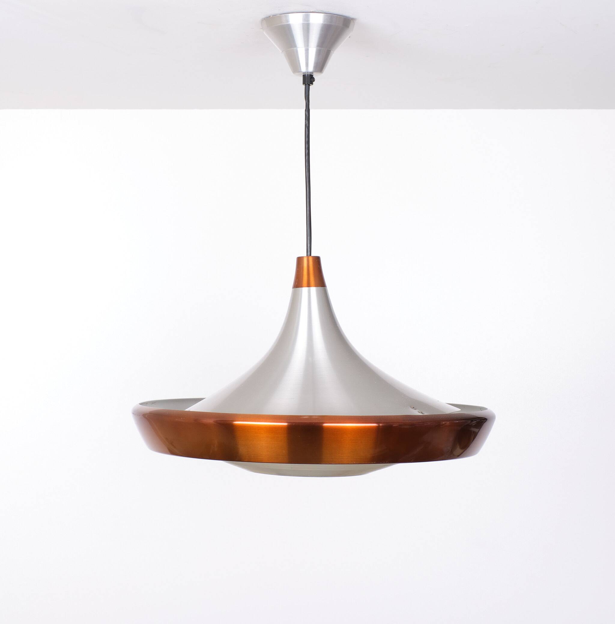 Philips Aluminum ceiling lamp 1960s Holland