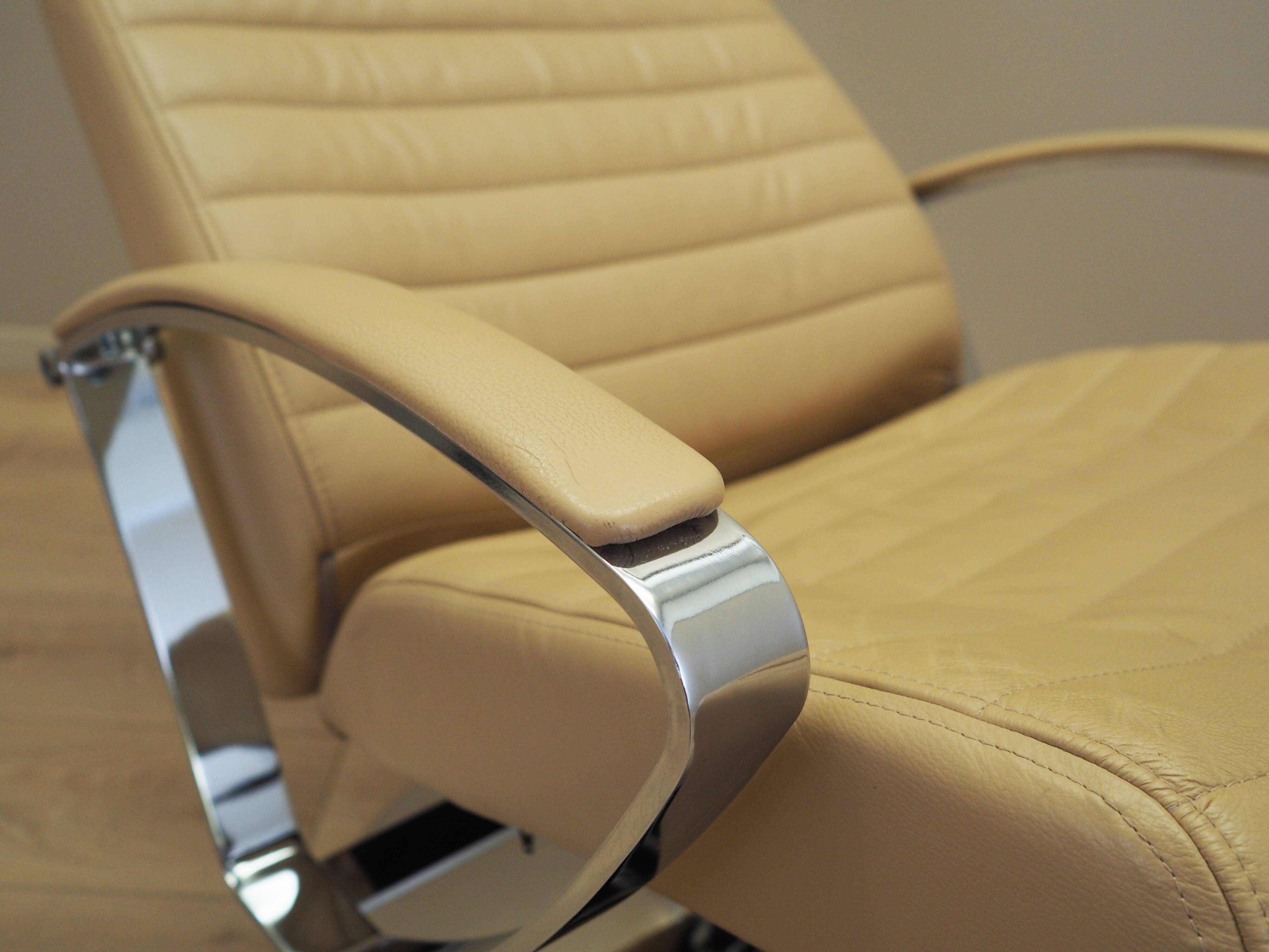 Lounge armchair and footstool set, Danish design, 1970s, manufacture: BoCon