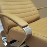 Lounge armchair and footstool set, Danish design, 1970s, manufacture: BoCon