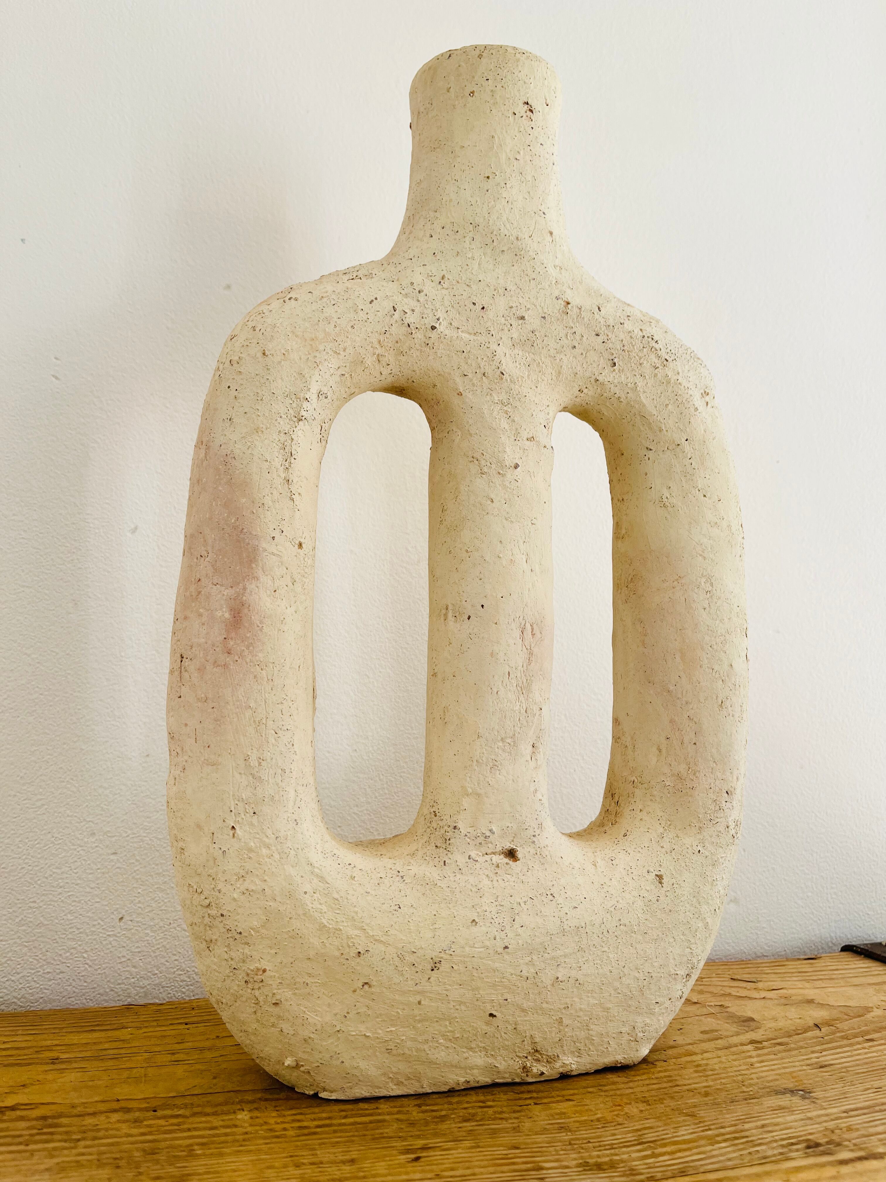 Moroccan pottery Tamegroute blanche