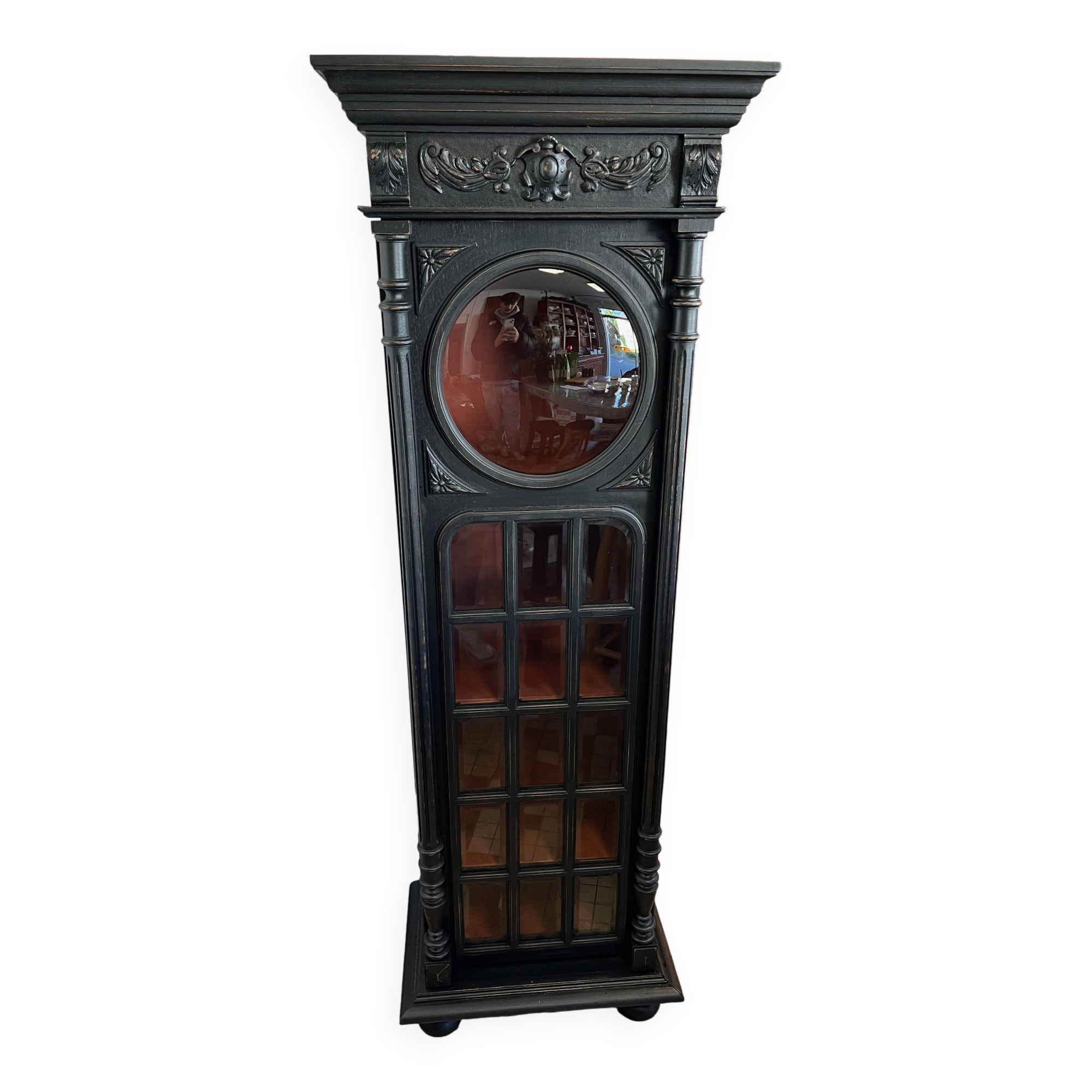 Old wooden display cabinet