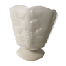 White opal glass vase