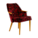 "Floral Passion" chair, Sweden, 1950
