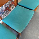 Four vintage Italian chairs from the 1980s
