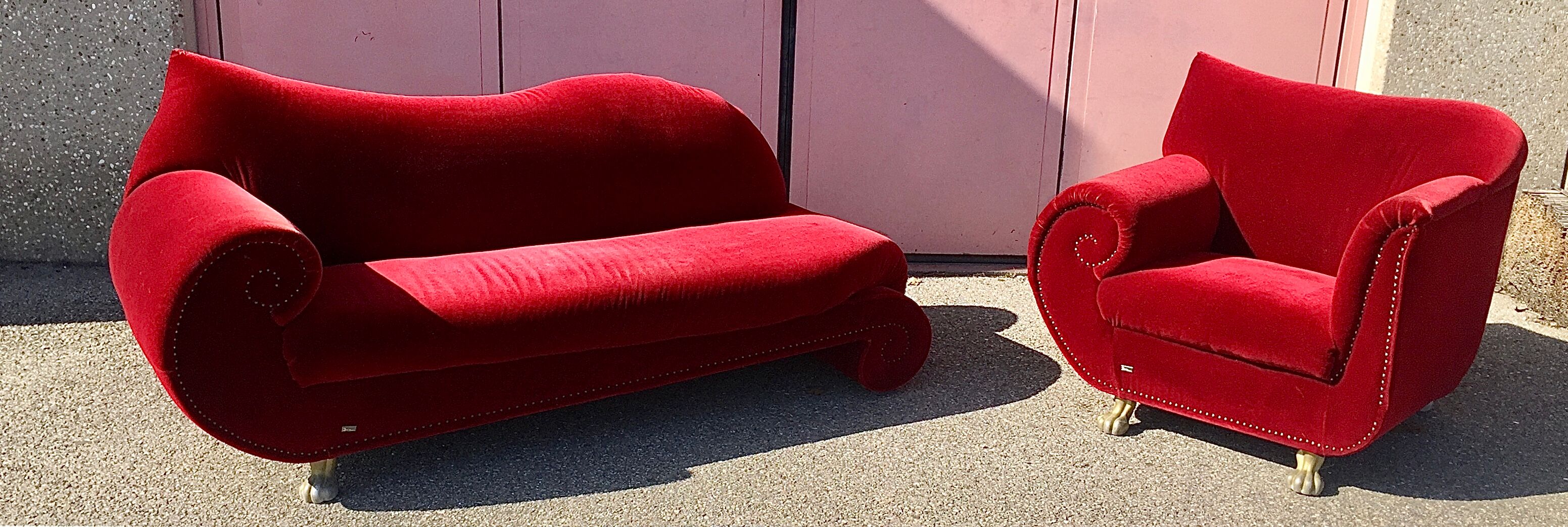 sofa and armchair Bretz