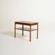 Scandinavian mahogany side table, 1950s–1960s