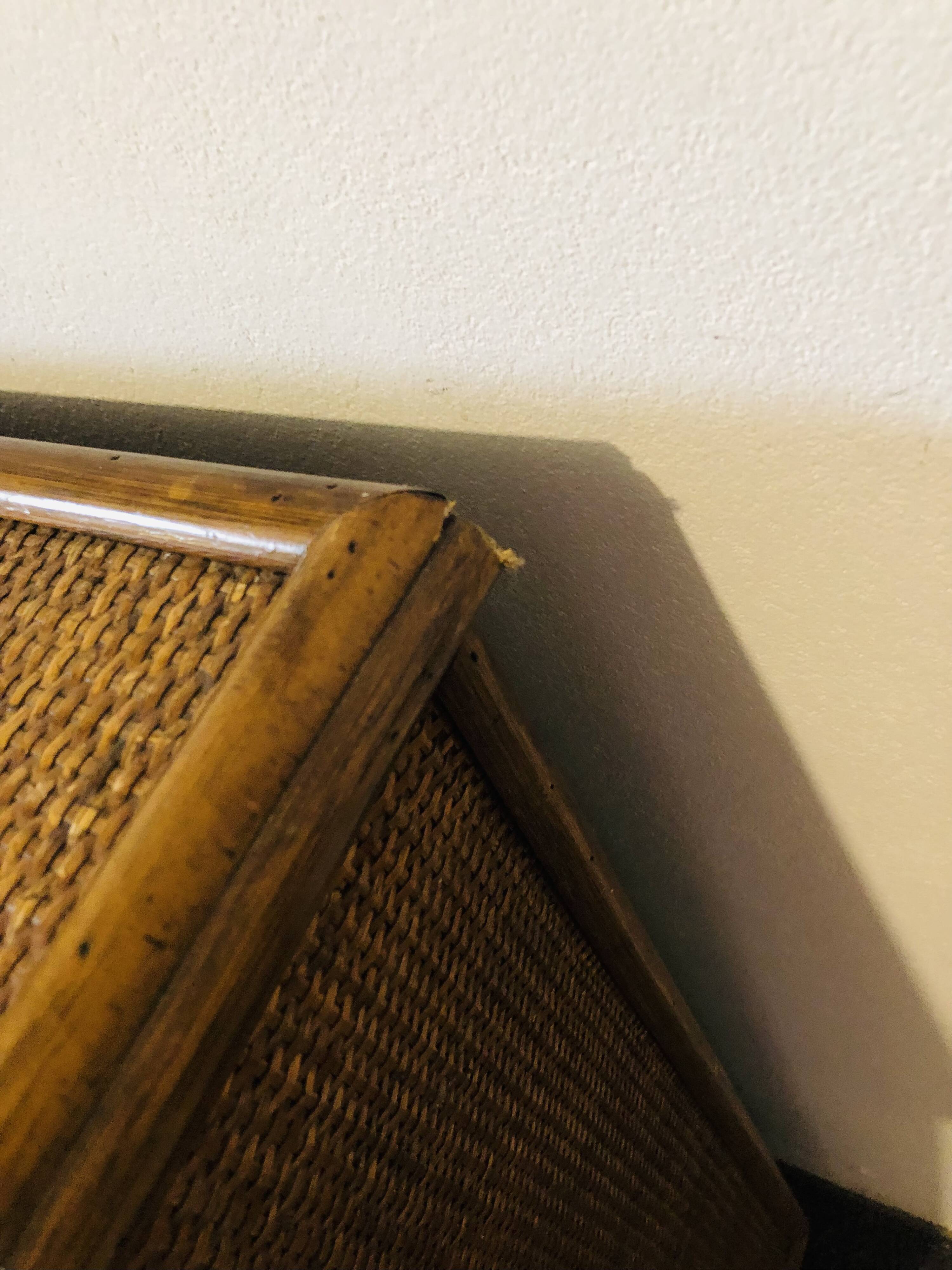 Woven rattan and bamboo buffet—Vivai del Sud, Italy circa 70s