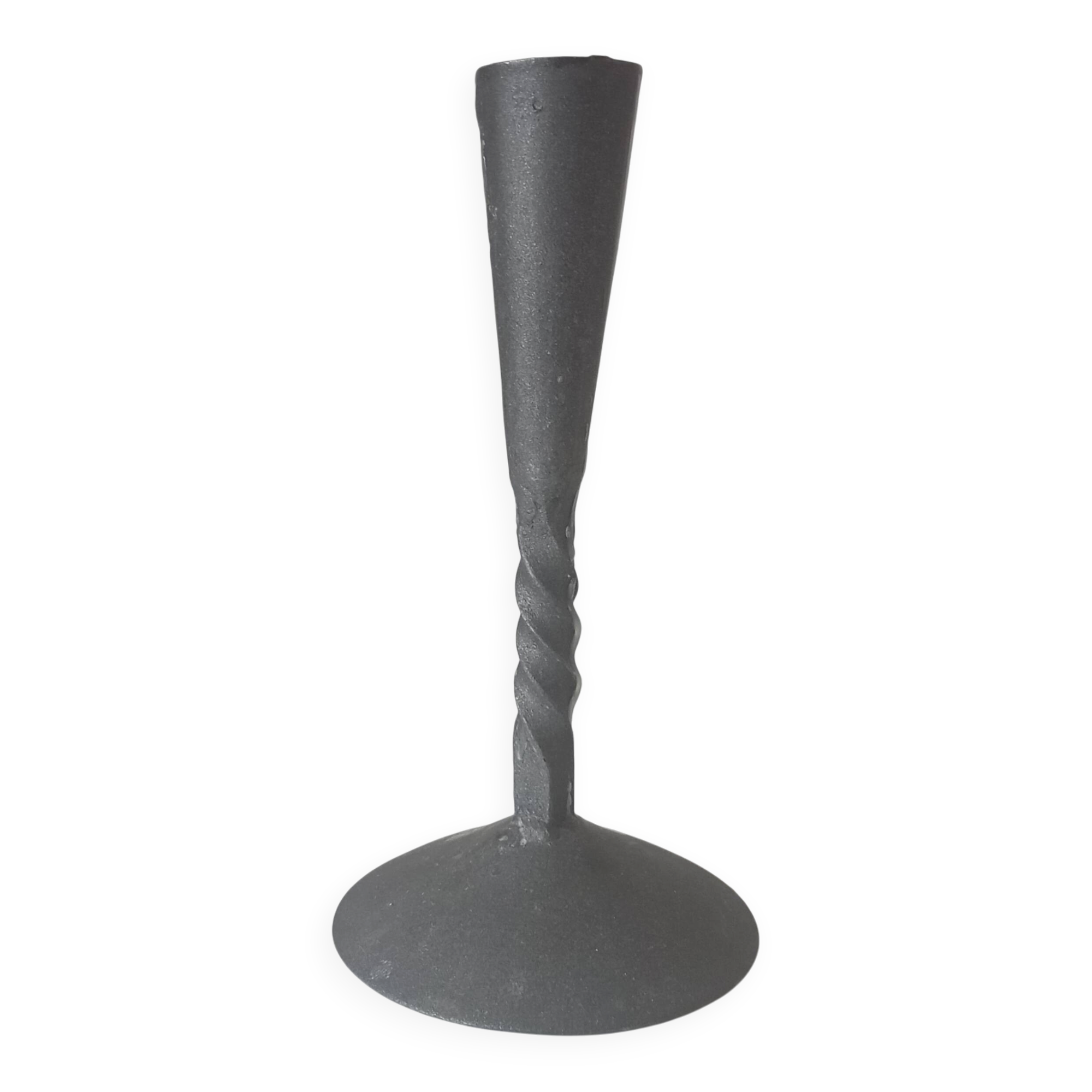 Vintage brutalist candlestick