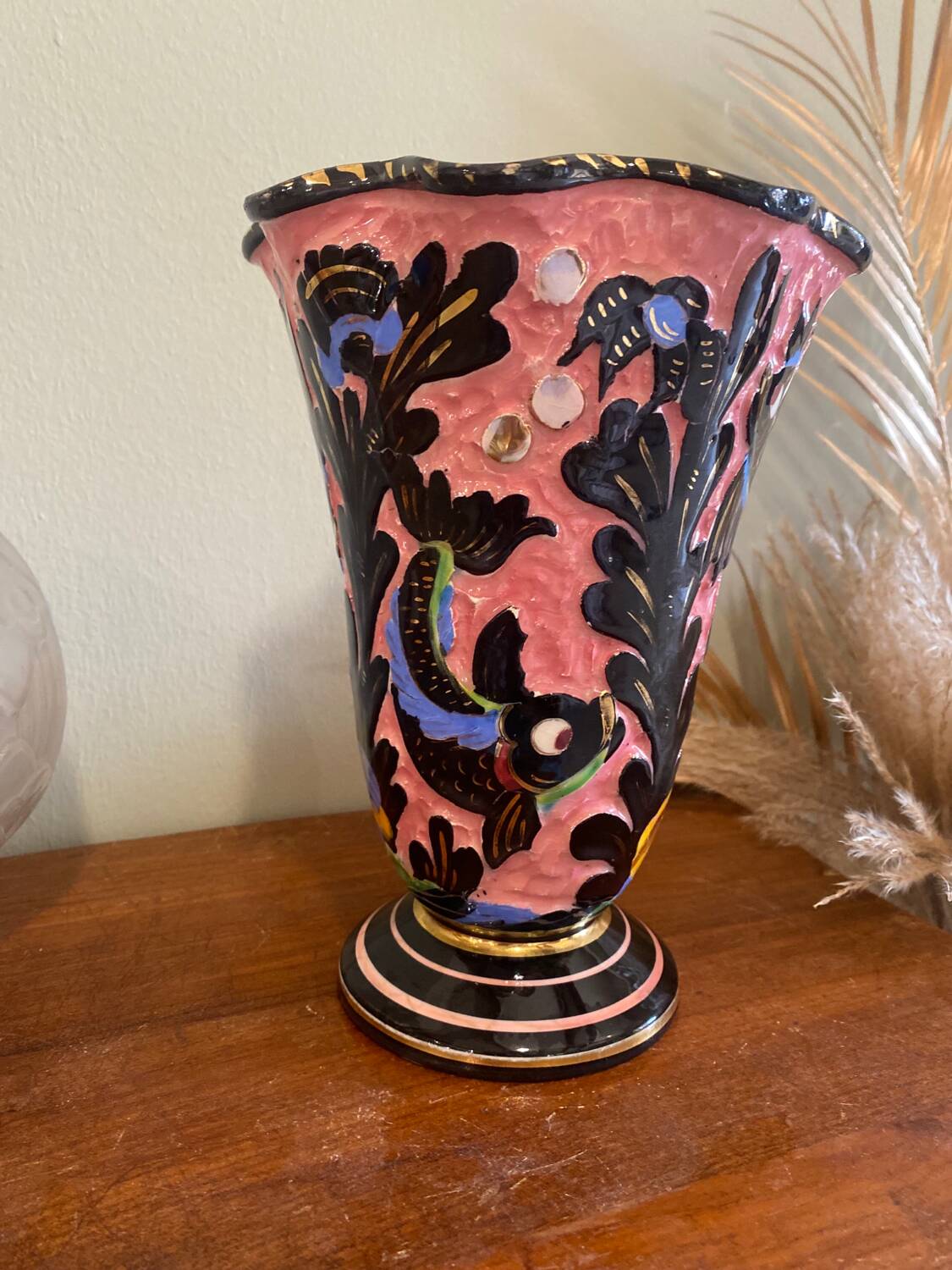 Vase signed Cerdazur Monaco, 70s-80s