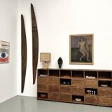 Meuble de métier ancien à 24 casiers