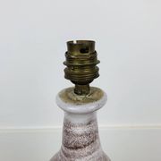 Lampe céramique ajourée, feuilles de vignes, années 60