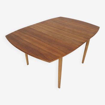 Teak extendable dining table, The Netherlands 1960s