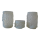 3 pots verre opalescent 60's geoffrey baxter