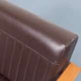 Pair of 1960s architectural armchairs