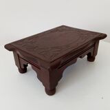 Antique carved wooden stool
