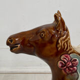 Vintage slurry pitcher horse model