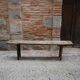 Banc en bois rustique