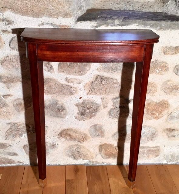 Mahogany console, first half of the 20th century
