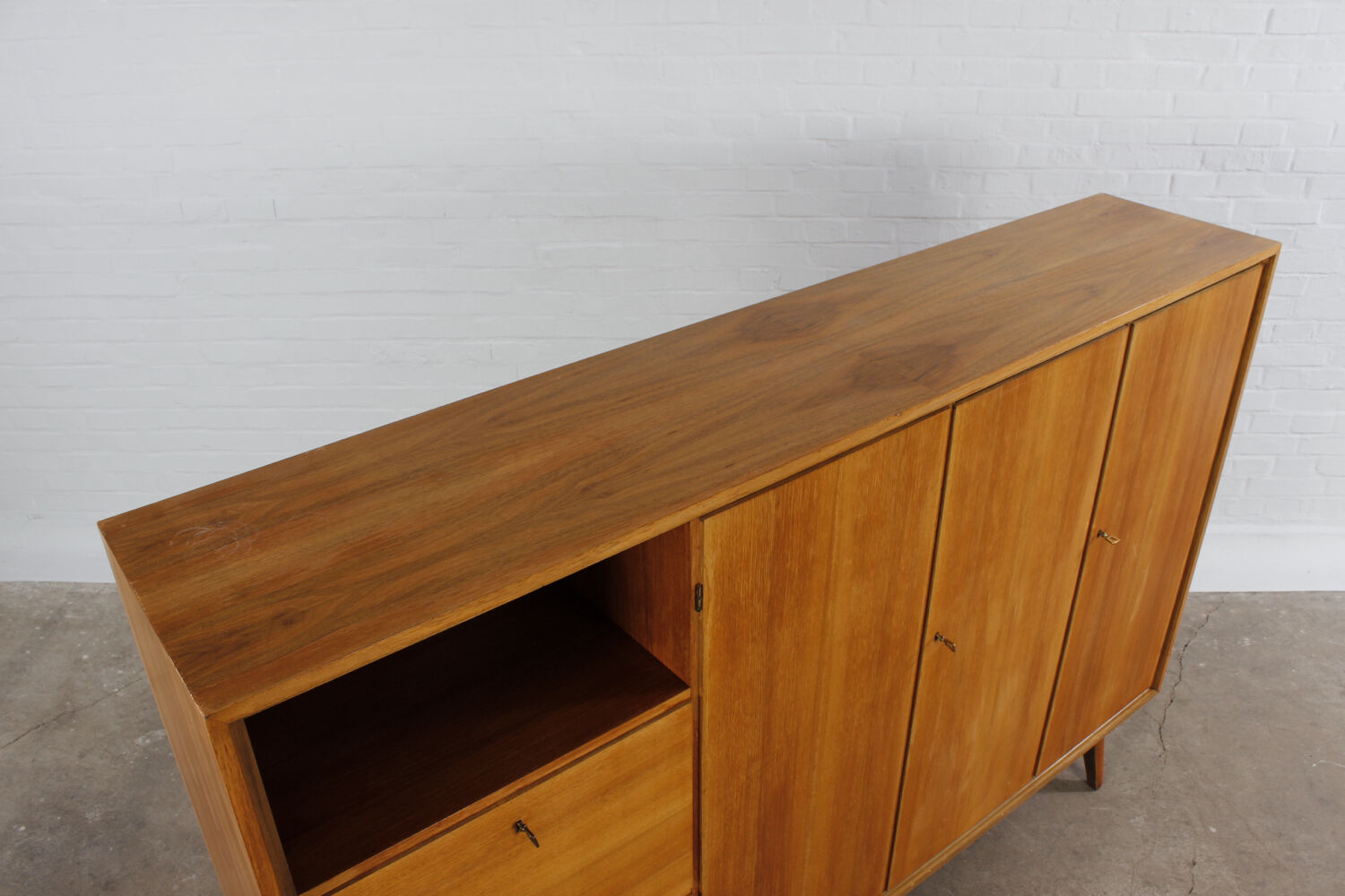 Vintage Highboard Sideboard Mid Century Design 50er 60er