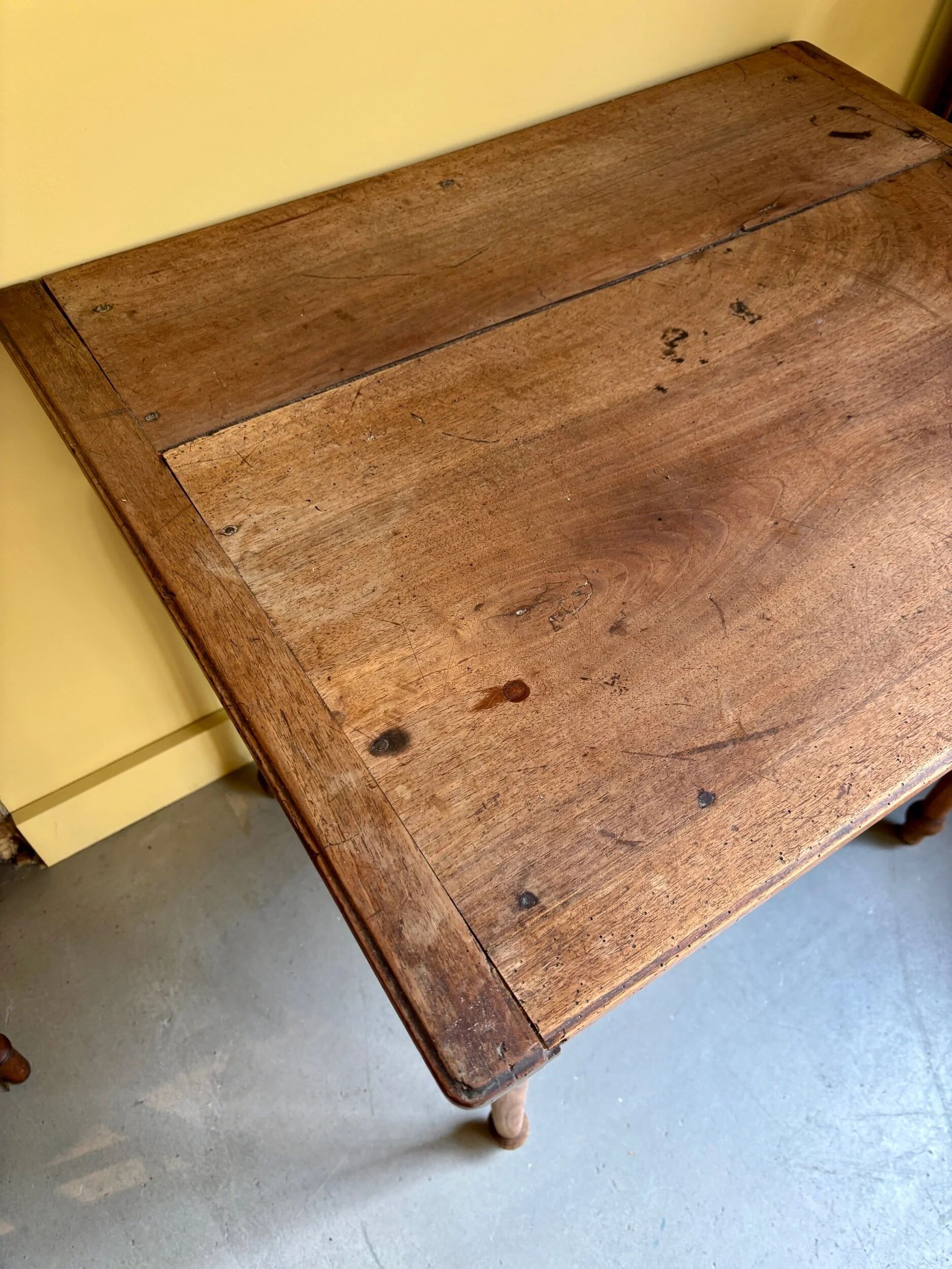 Side table, walnut desk, 18th century