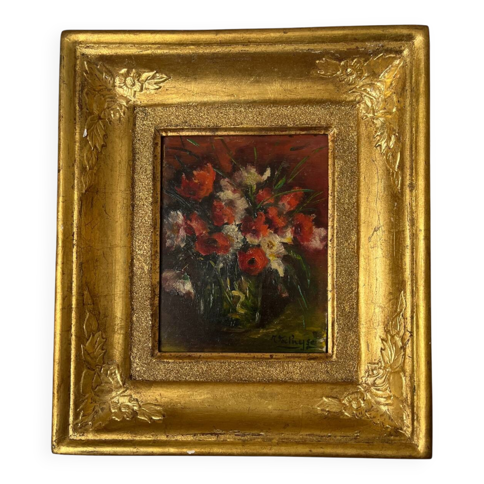 Painting: oil on panel Still life