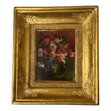 Painting: oil on panel Still life