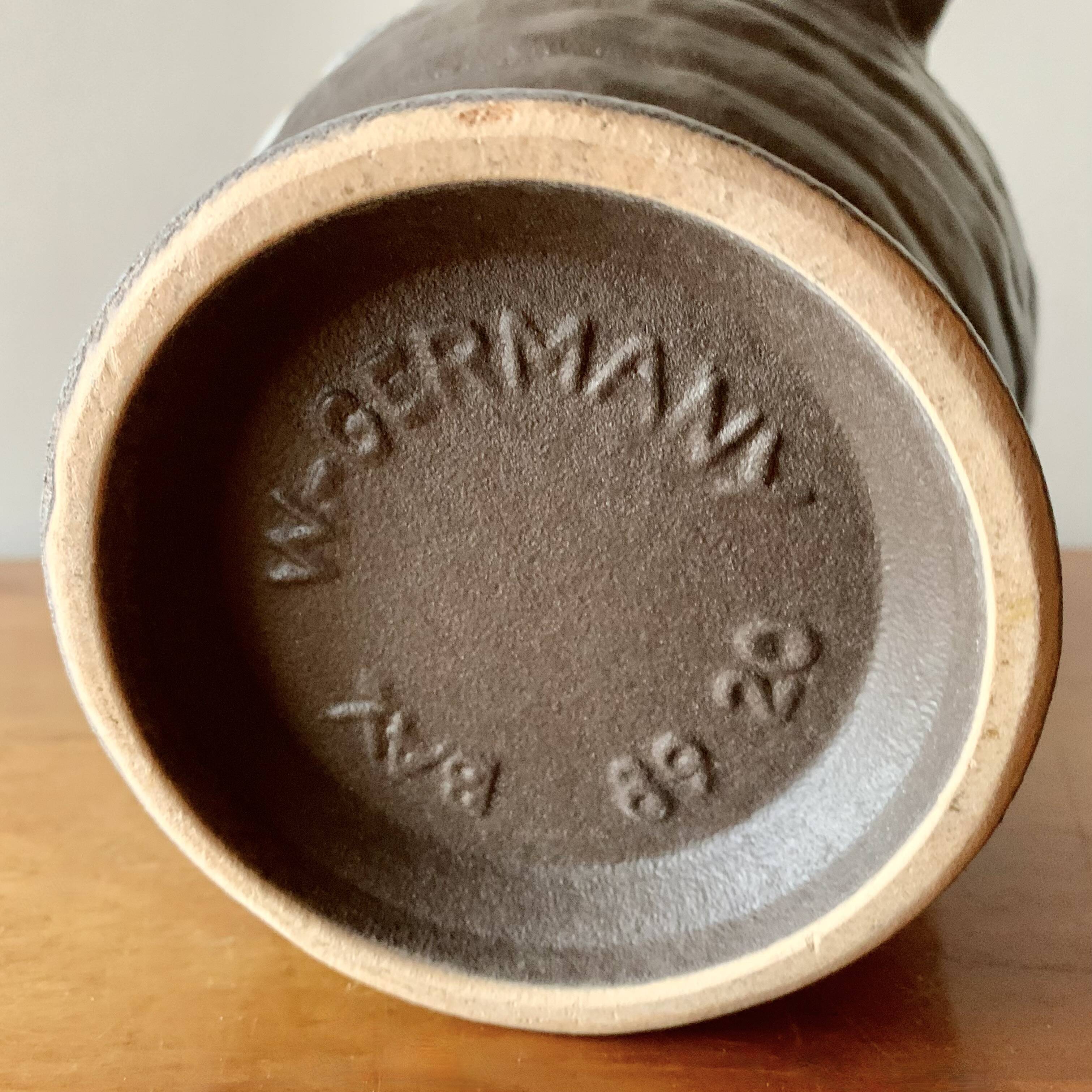 Bay Keramik - Vintage West Germany Vase or Pitcher - Model 89-20 - - Fat Lava