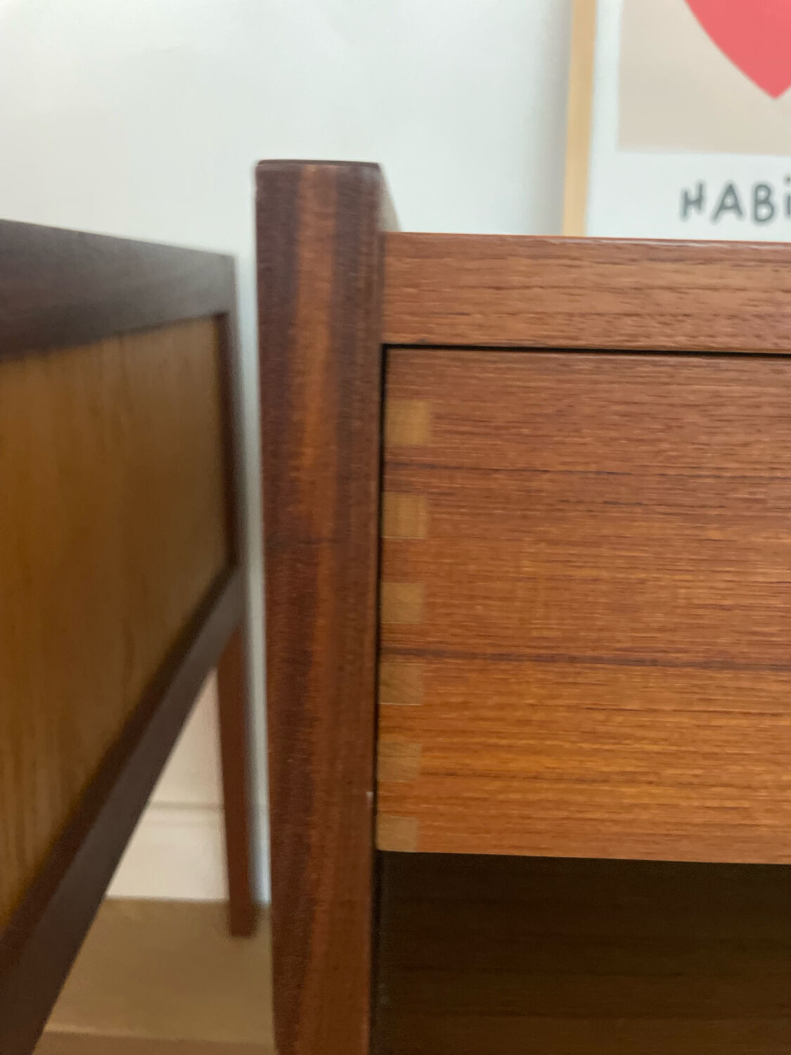 Vintage teak bedside tables – Gillis Lundgren “System” – IKEA 1960