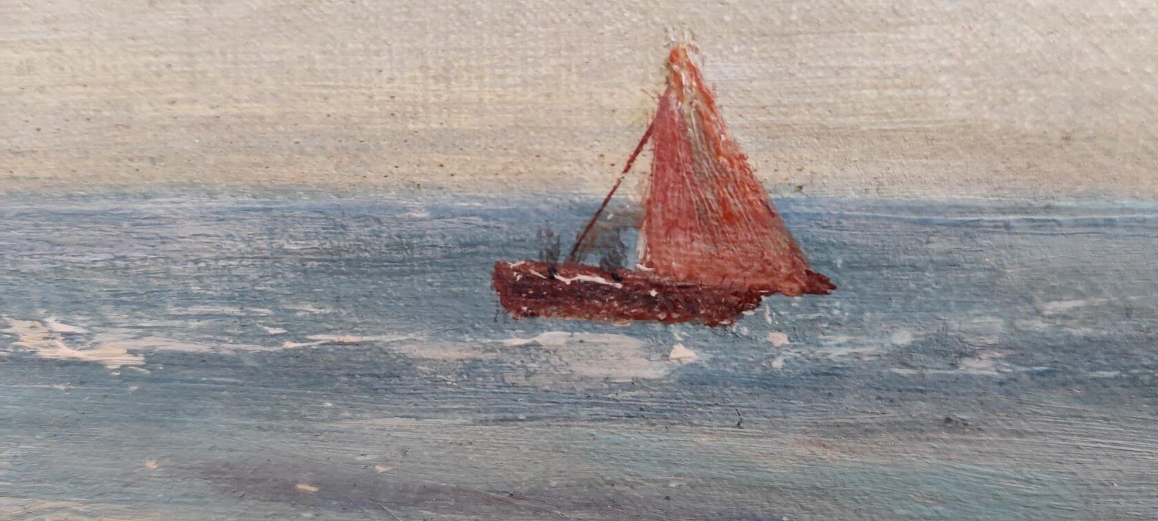 Marine painting by Malthilde Gance