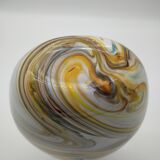 Opaline bottle of murano marmorean decoration