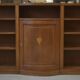 Mahogany bookshelf from English work around 1900 – documented historical provenance from the Montgolfier family.