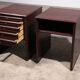 Bureau design italien de Tito Agnoli pour Matteo Grassi ou un ensemble de bureau