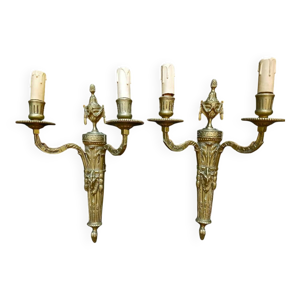 2 ou 3 appliques en bronze - neoclassique