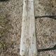 Solid wood farm bench