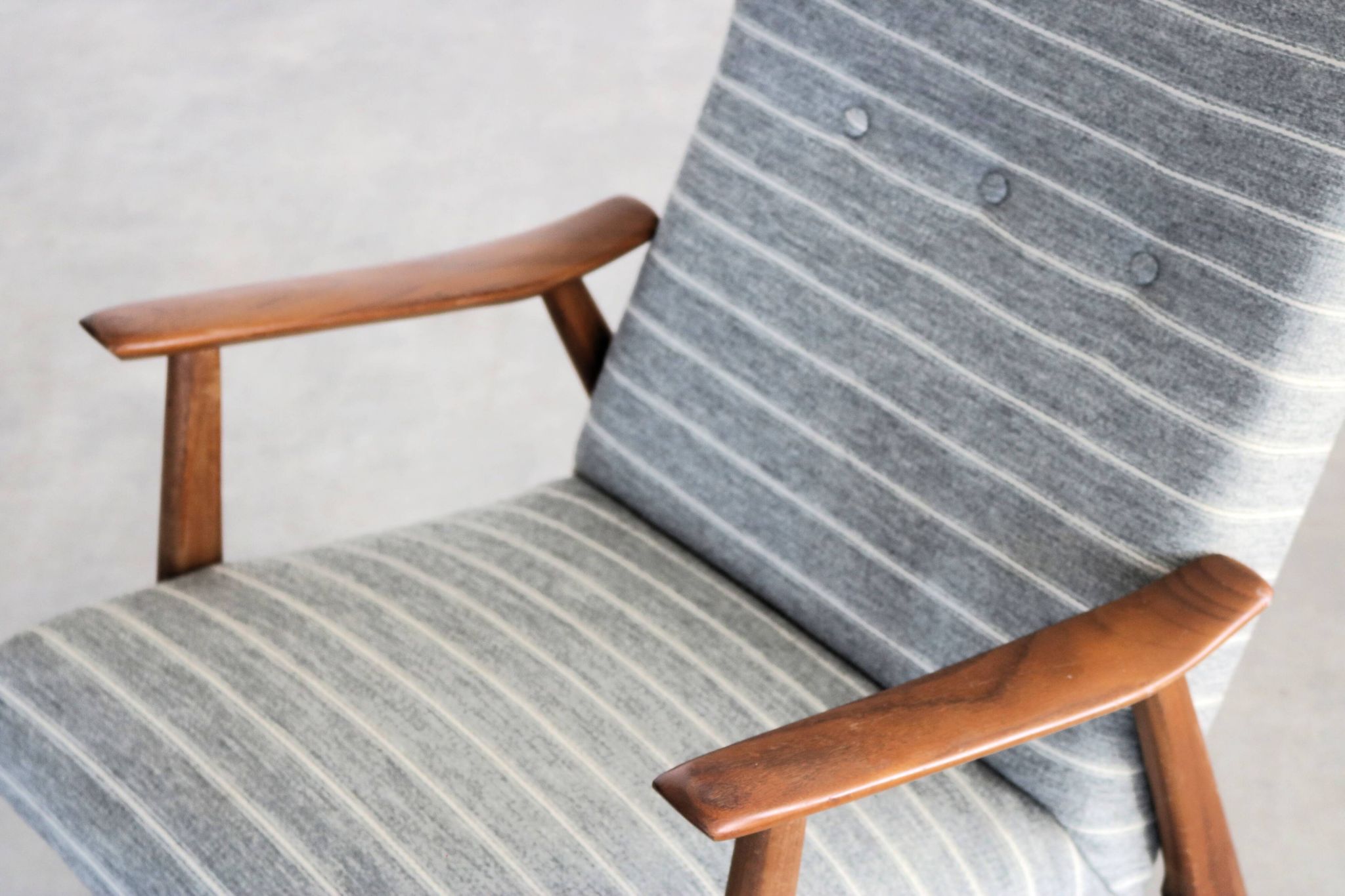 Ensemble de 2 fauteuils vintage | fauteuils | années 1960 | teck