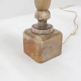 Two Marble Table Lamps