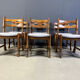 Brutalist dining chairs, set of 6 - 1960s