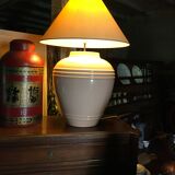 Pink ceramic lamp