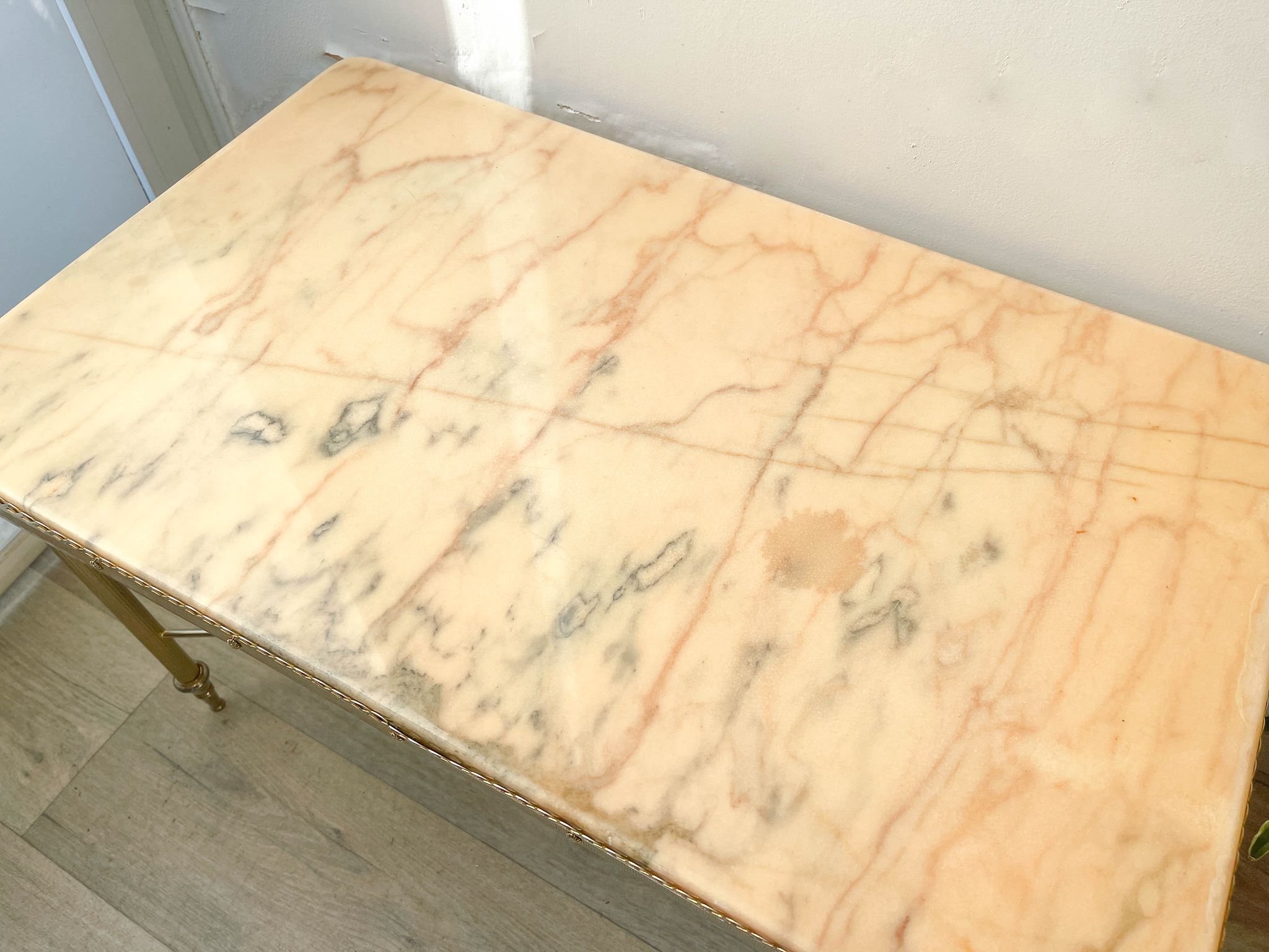 Table basse en marbre et bronze style Néoclassique