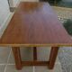 Farm table with 1 drawer in solid oak, natural colour - Totally res