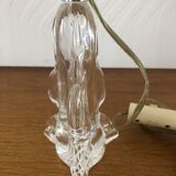 Old glass lamp base