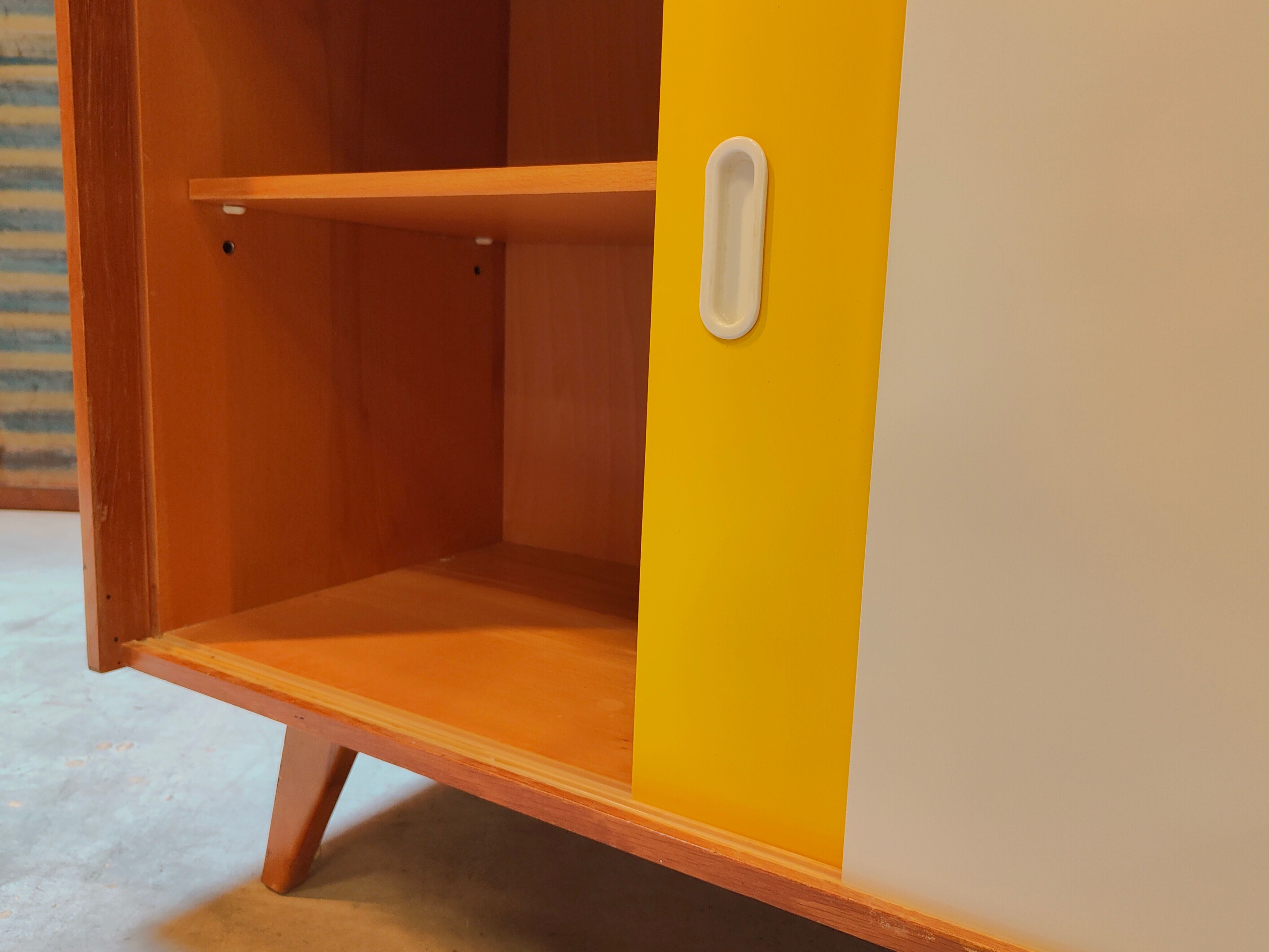 Buffet U 452 Yellow by Jiri Jiroutek for Interier Praha 1960