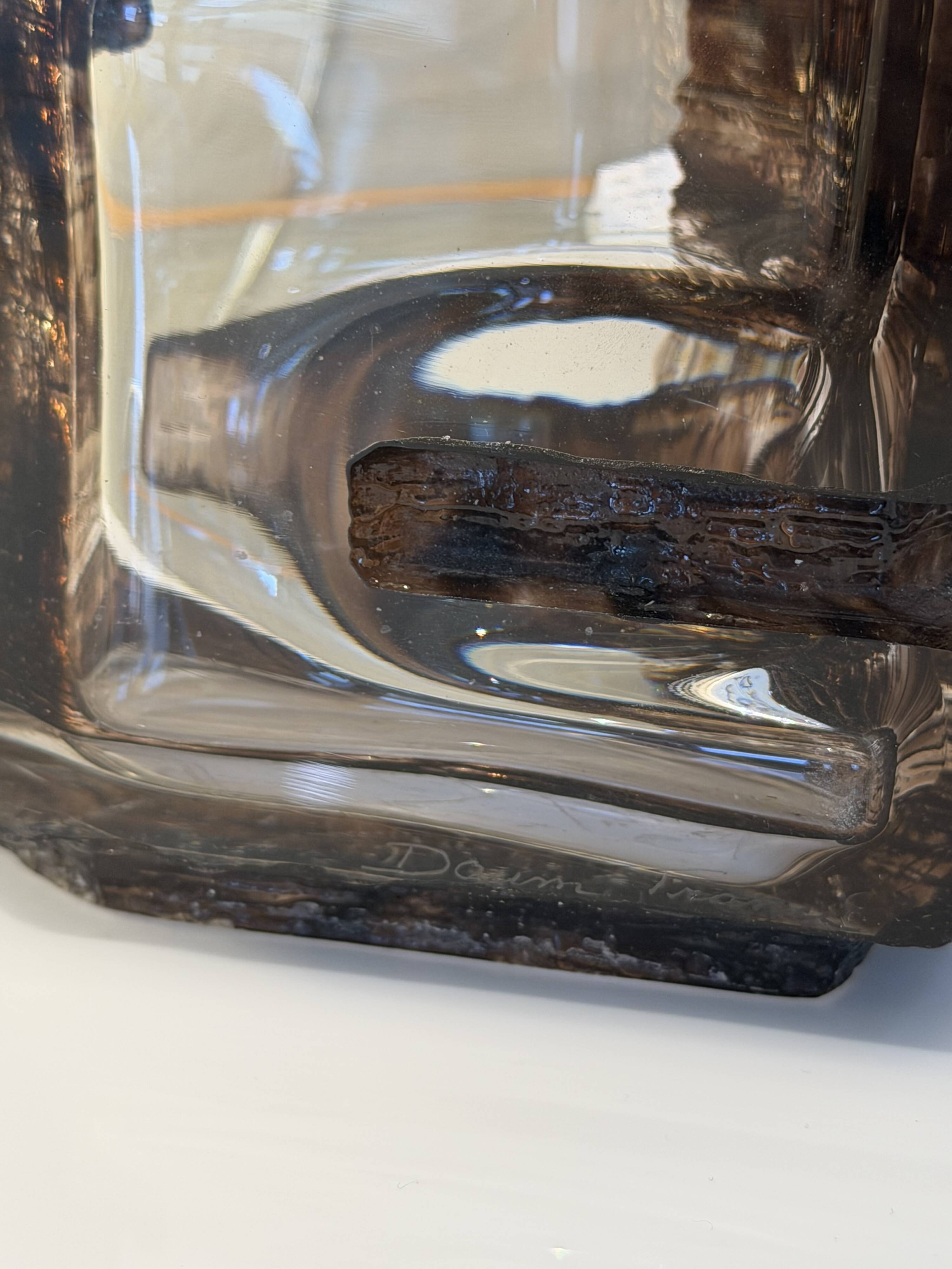 Daum, lamp "Argos" by César Baldaccini, 1970s