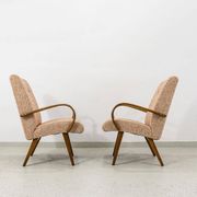 Vintage Armchairs, By J. Smidek For Ton, Czechoslovakia, 1960's, set of 2
