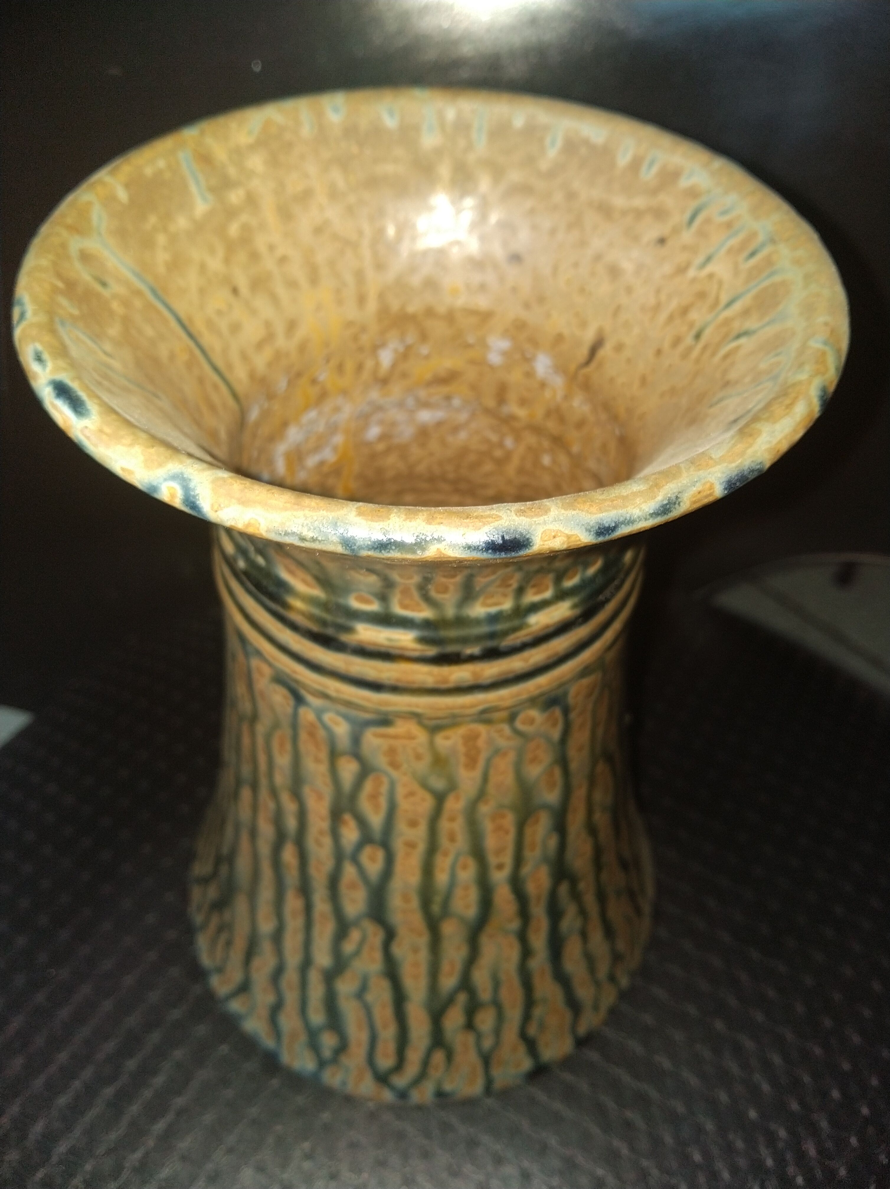 High-fire glazed stoneware vase, 1930/50