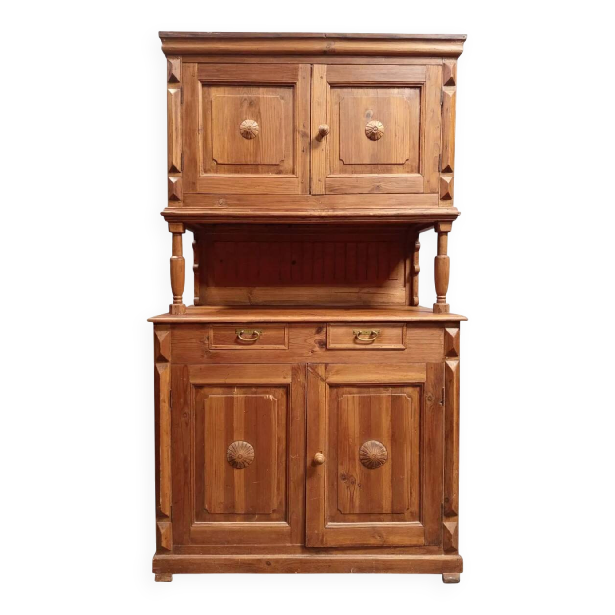 19th-century Savoyard pine buffet