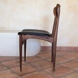 Set of 4 scandinavian chairs  1960