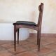 Set of 4 scandinavian chairs  1960