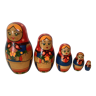 5 poupées russe gigognes matriochka